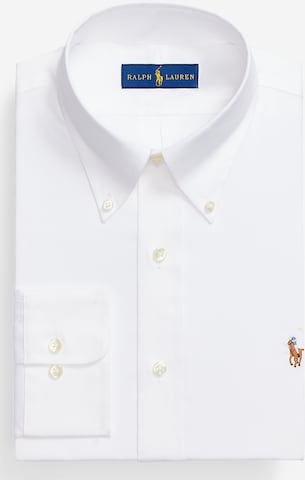 Polo Ralph Lauren - Camisa clássica em branco: frente