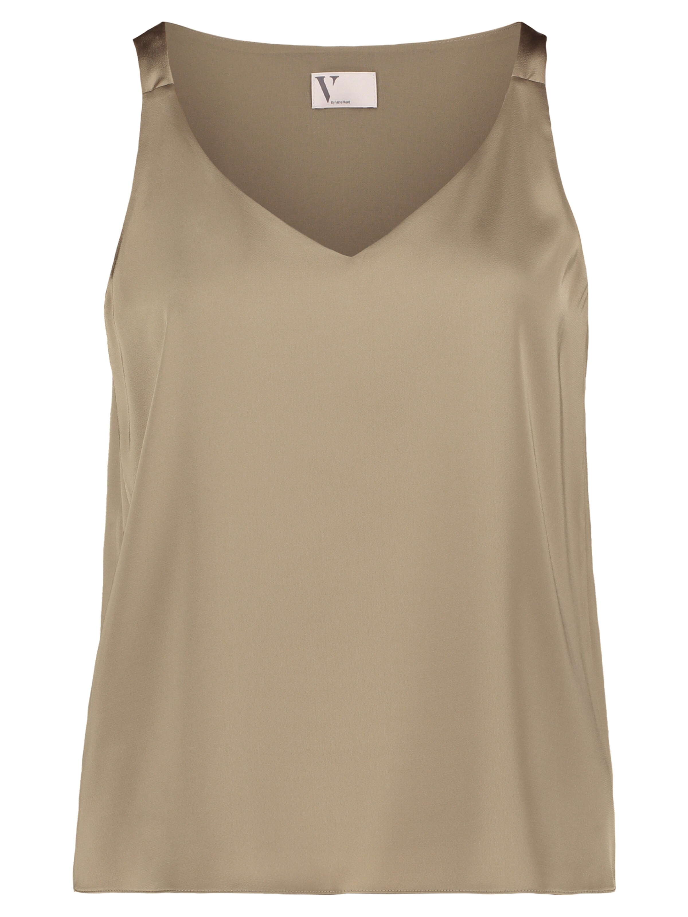 Camicia da donna di Vera Mont in marrone: frontale