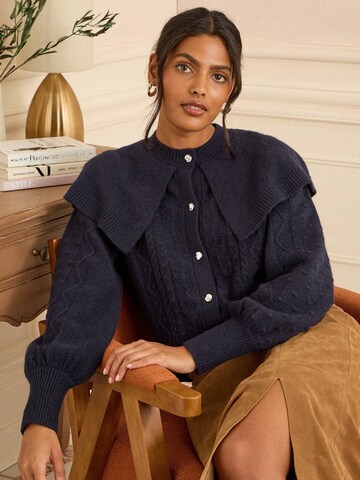 love & roses Strickjacke in Blau