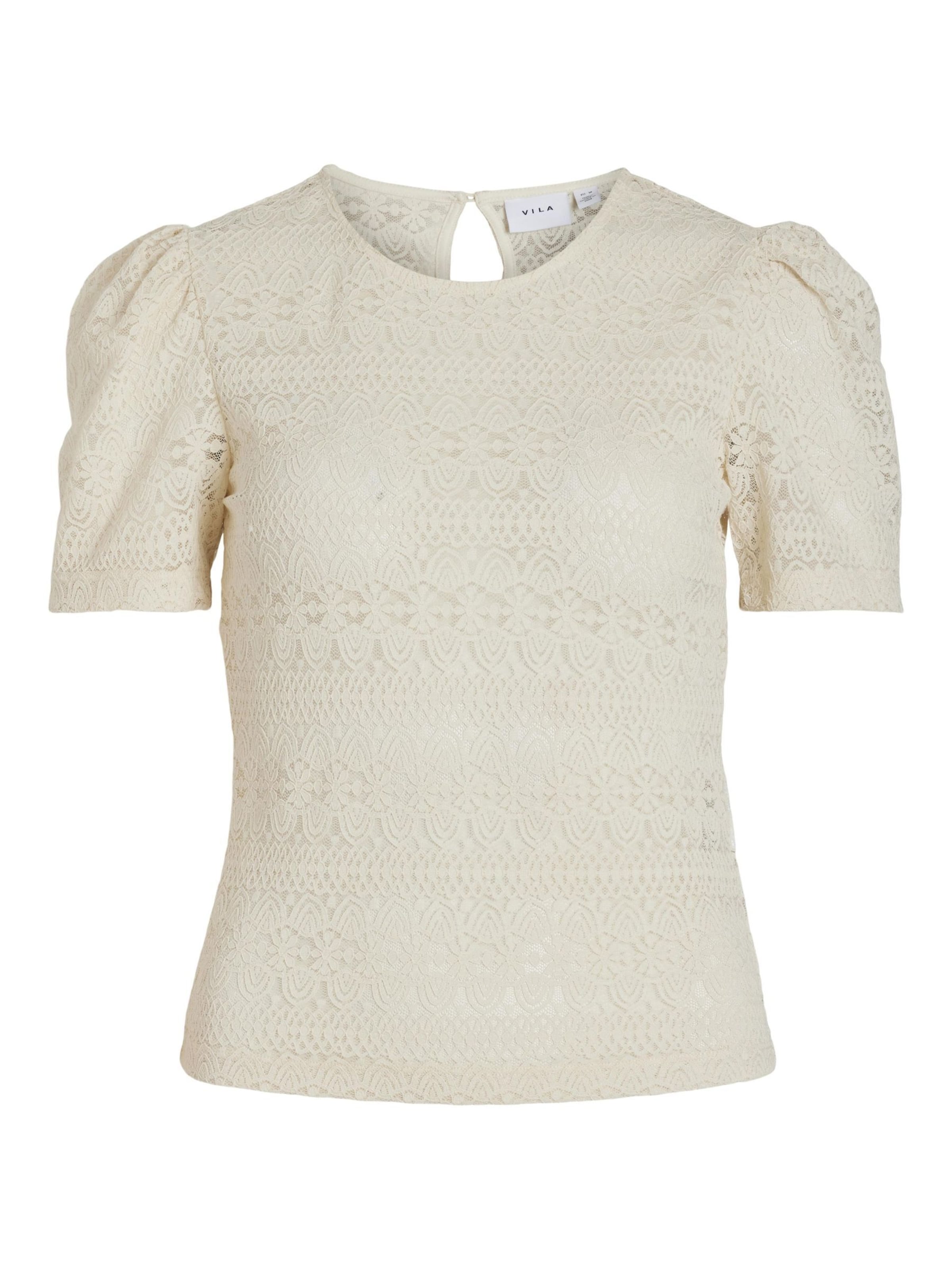 VILA Blouse 'VIChikka' in Beige: front