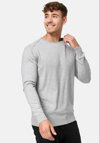 Pull-over 'Gamal' INDICODE JEANS en gris