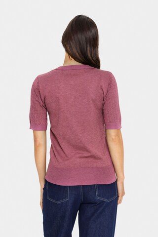 Pull-over 'Mila' SAINT TROPEZ en violet