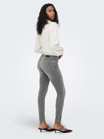 ONLY Skinny Jeans 'Coral' in Grey