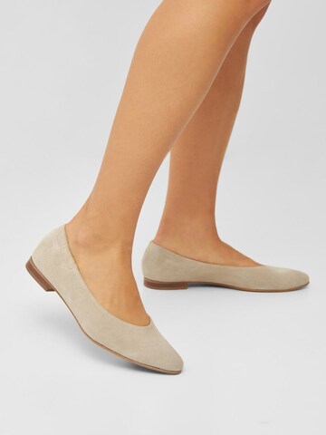 Bianco Ballet Flats 'TRACEY' in Beige: front