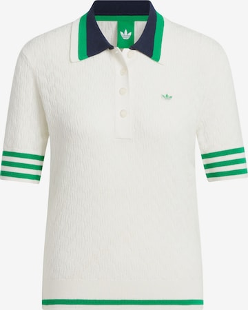 Pull-over de sport ADIDAS PERFORMANCE en blanc : devant