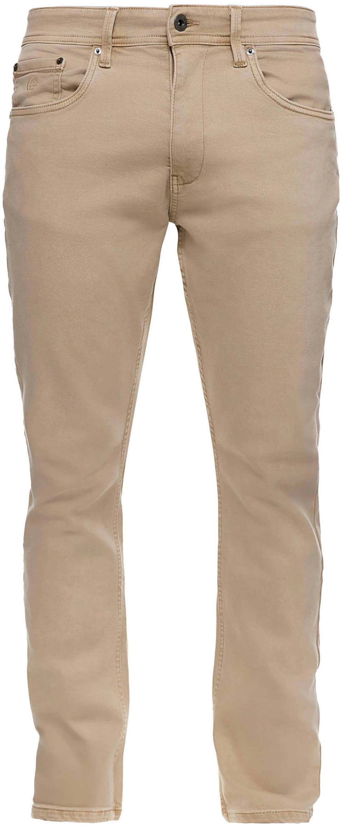 INDICODE JEANS Regular Hose in Beige: Vorderseite