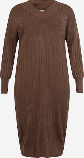 ONLY Carmakoma Knitted dress 'New Tessa' in Brown, Item view