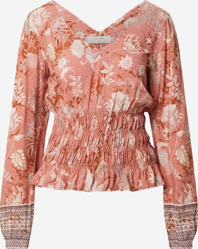 Cream Bluza 'Johui' u siva / tamno ljubičasta / tamno narančasta / prljavo roza / bijela, Pregled proizvoda