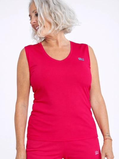 SPORTKIND Sports top 'Loose Fit V-Neck' in XS in Pink, Item view
