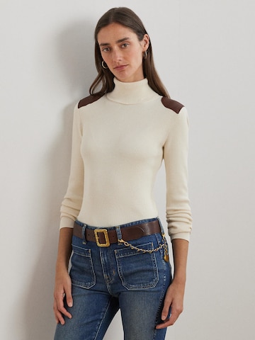 Lauren Ralph Lauren - Jersey 'AMANDA' en beige: frente