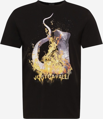 Just Cavalli - Camisa em preto: frente