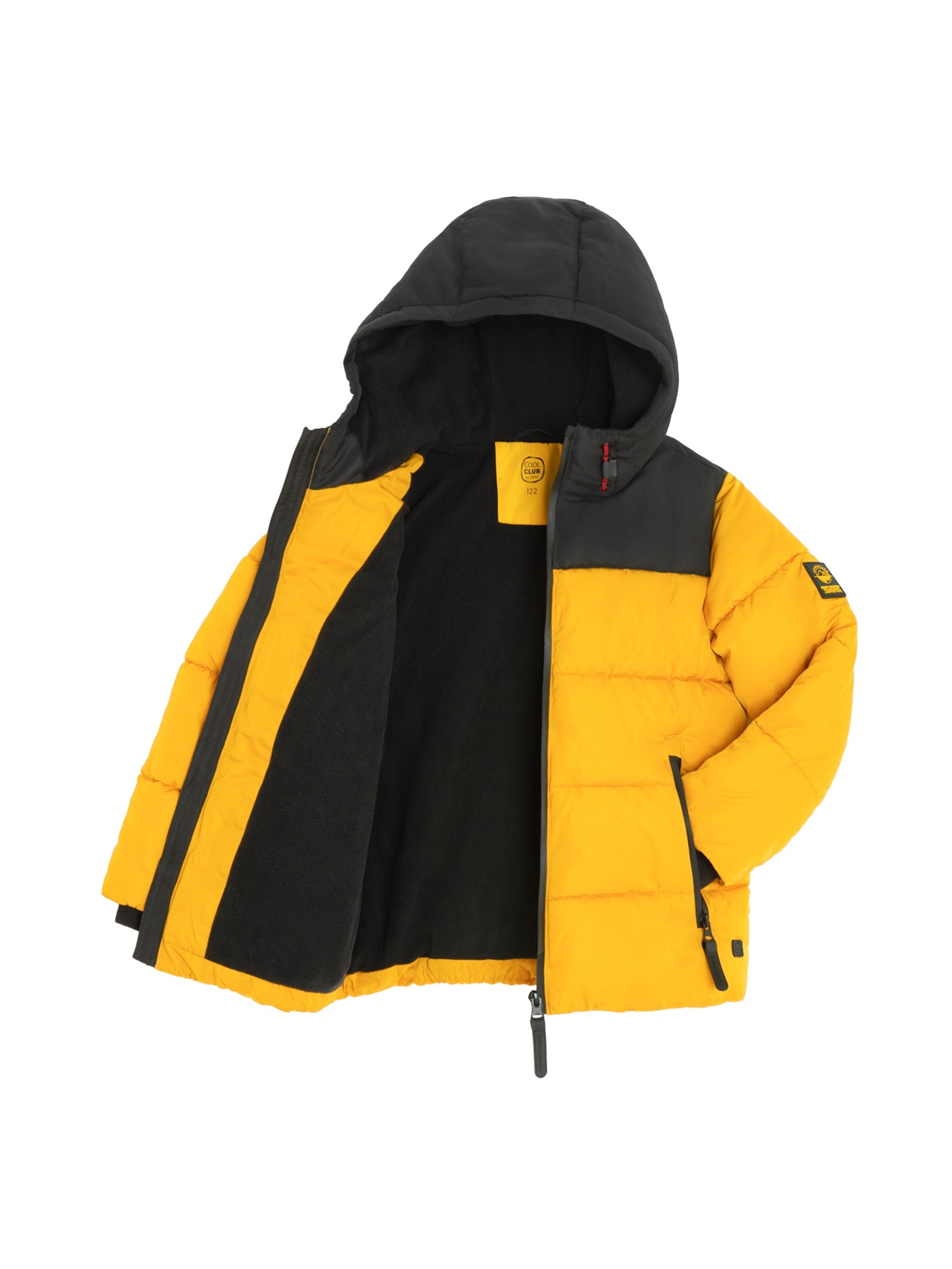 Geacă de primăvară-toamnă de la Cool Club pe galben: față