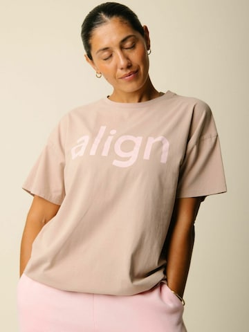 Haut ' Cartel x Align ' Copenhagen Cartel en marron : devant