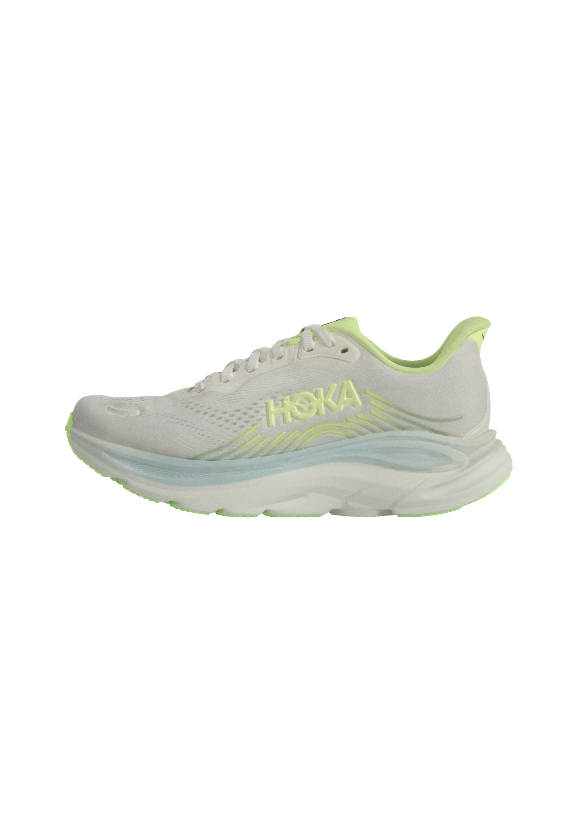 HOKA - Zapatillas de running 'Clifton 11' en beige: frente