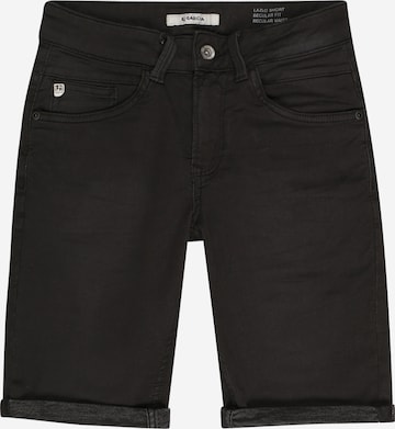 GARCIA Regular Jeans 'Lazlo' in Zwart: voorkant