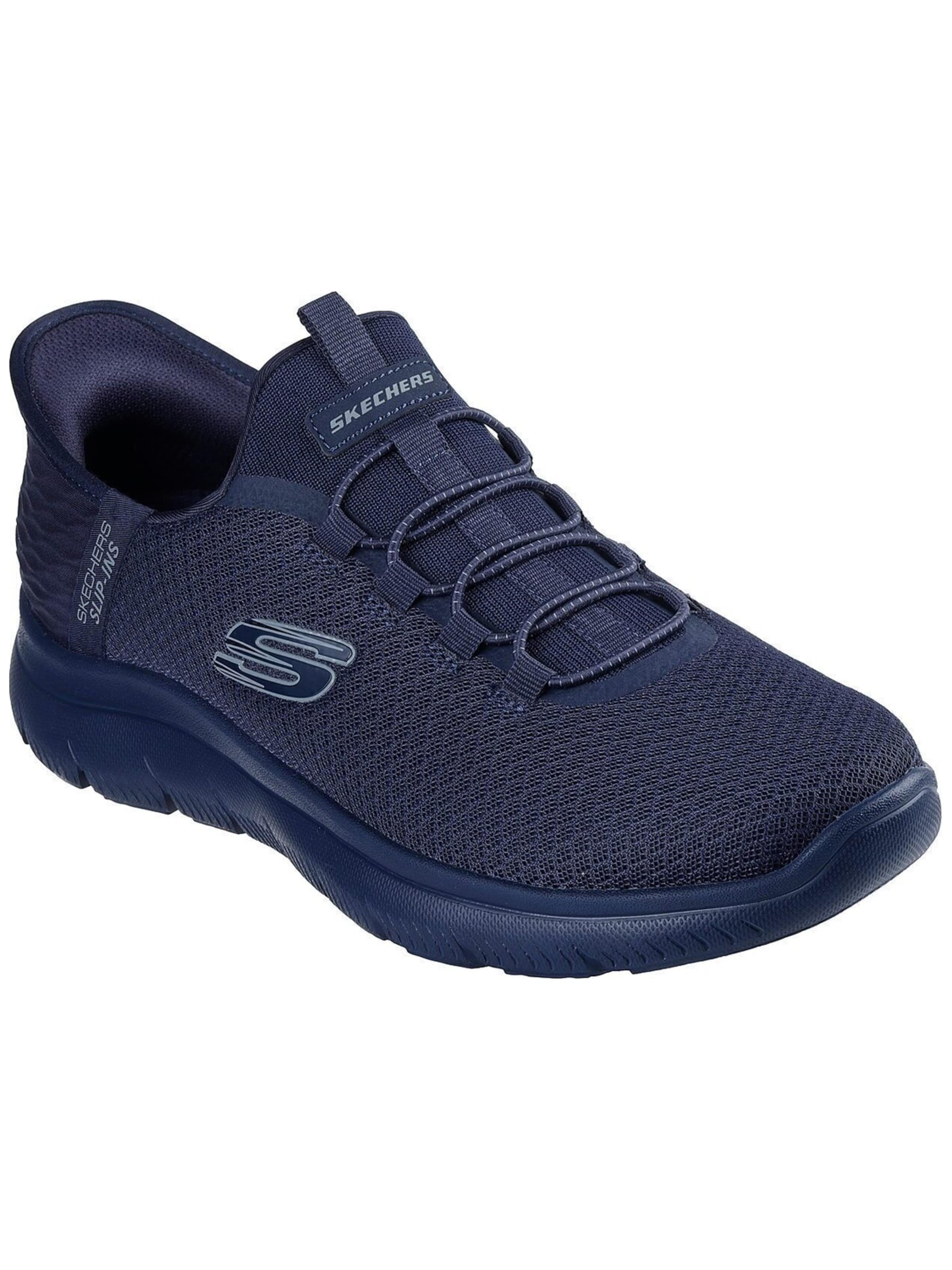 Scarpa slip-on di SKECHERS in blu: frontale