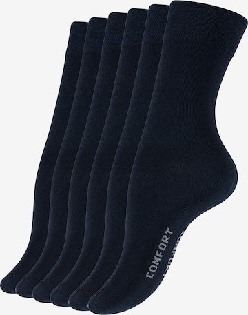 Cotton Prime Socken in Blau: Vorderseite