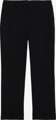 Regular Pantalon oltre en noir : devant