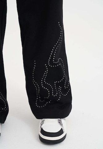 Ed Hardy - Loosefit Pantalón en negro