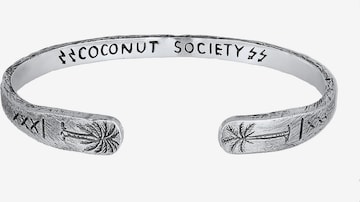 Bracelet 'Coconut Society' Haze&Glory en argent : devant