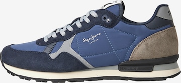 Pepe Jeans Sneakers 'BRIT REFLECT M' in Blue: front