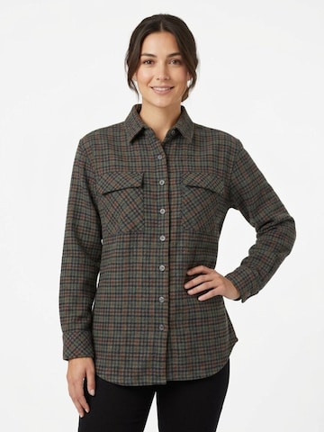 Radwa Blouse 'Women's Soft Warm Flannel Shirt' in Brown