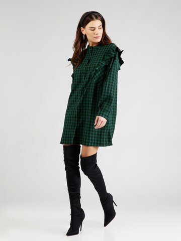 TOPSHOP Shirt Dress in Green