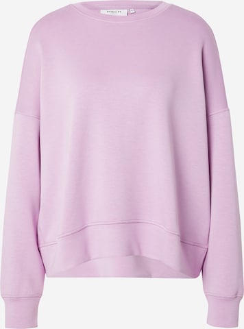 Sweat-shirt 'Dalvina' MSCH COPENHAGEN en rose : devant