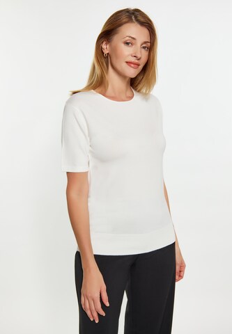 usha BLACK LABEL Pullover in Weiß: Vorderseite