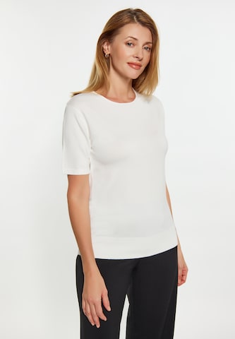 Pull-over usha BLACK LABEL en blanc : devant