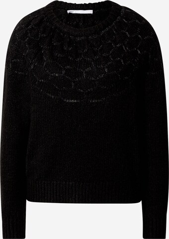 ONLY Пуловер 'MISJA' в черно: отпред