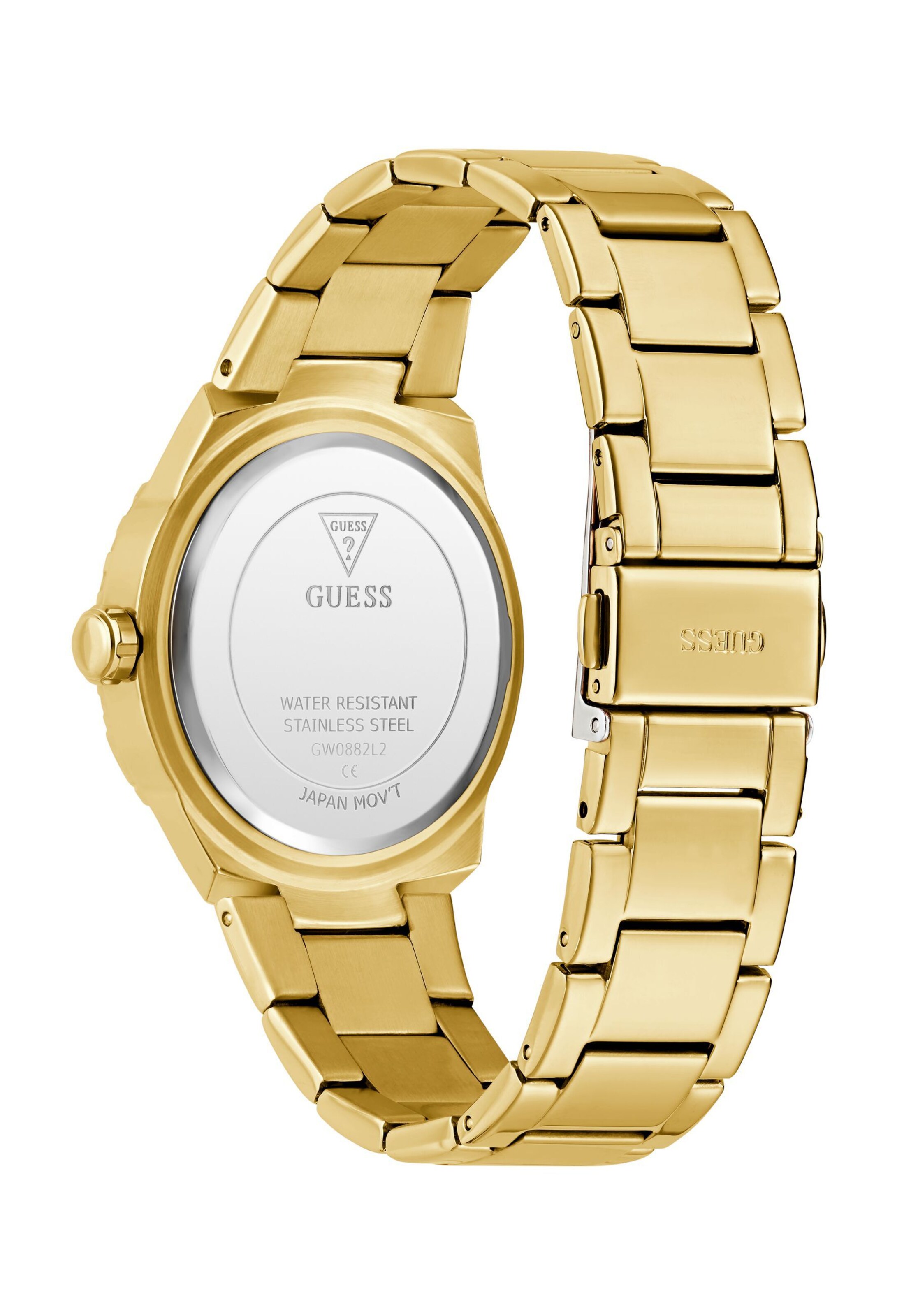 GUESS Analog Watch 'SANGRIA' in Gold