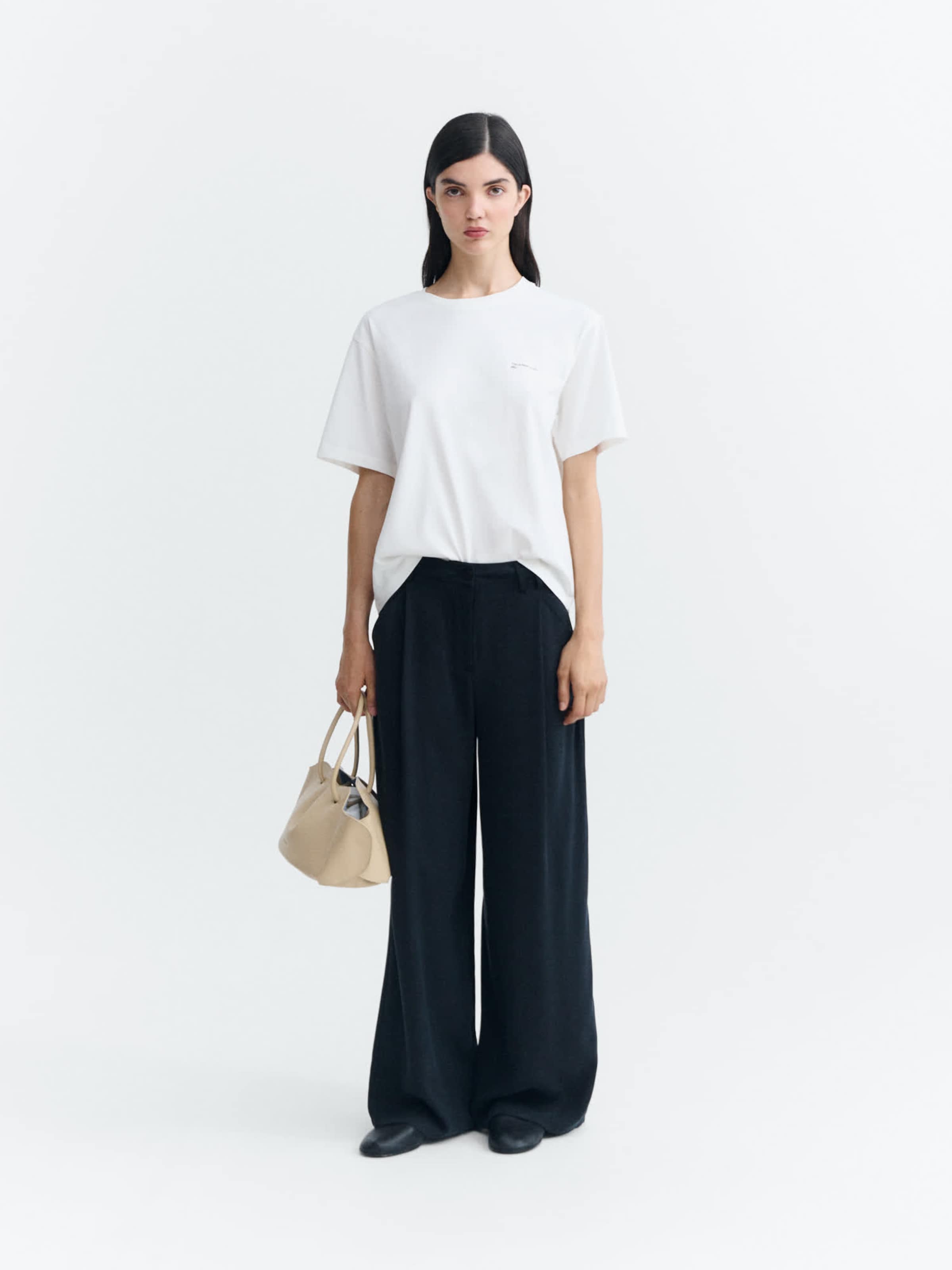 Maglietta 'LUCIA' di Thinking MU in bianco