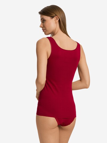Haut ' Cotton Seamless ' Hanro en rouge