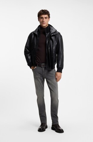 BOSS Regular Jeans ' Delaware' in Grau