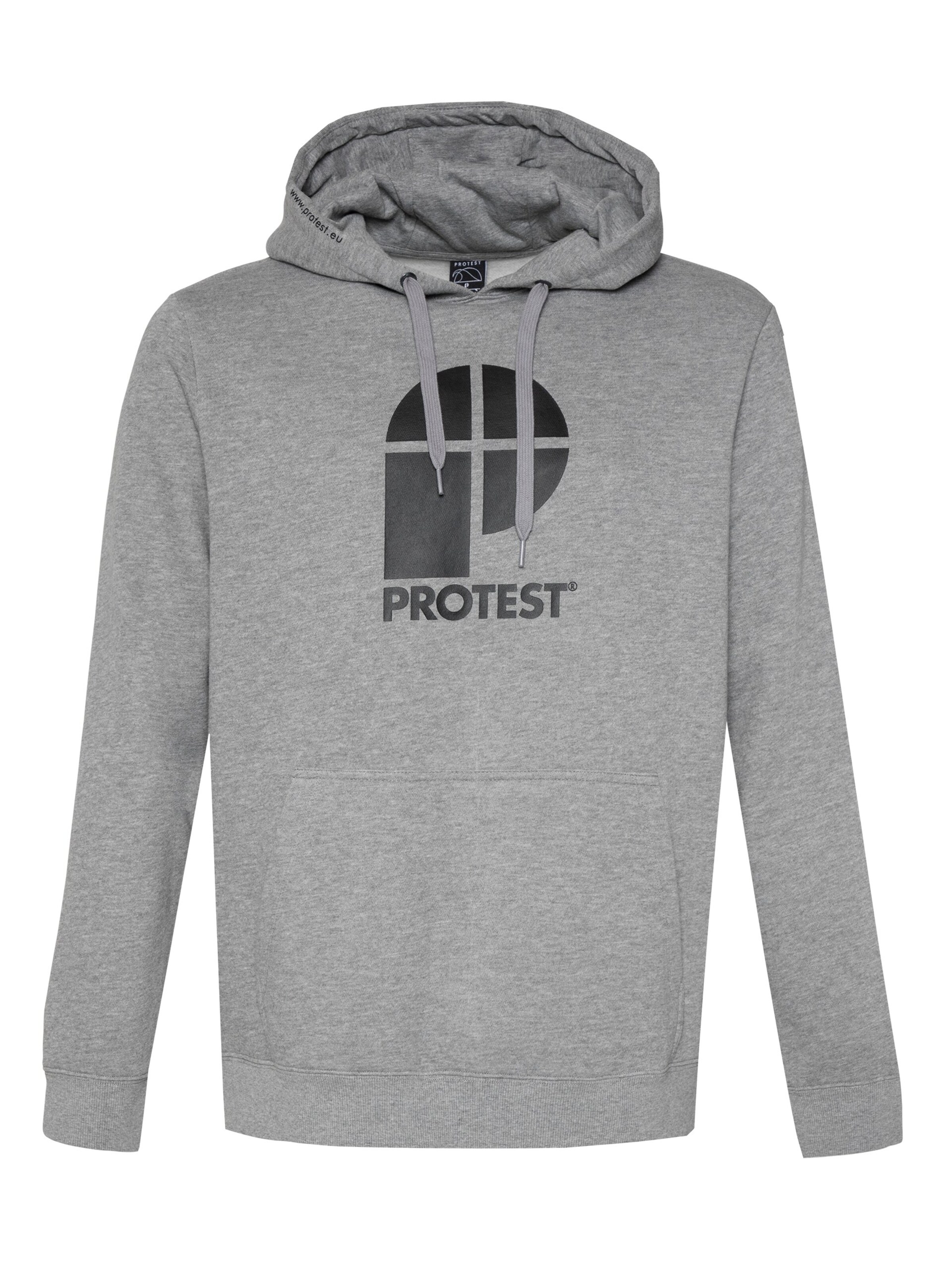 PROTEST Pullover 'CLASSIC LOGO HOODY'‌‌ in Grau: Vorderseite