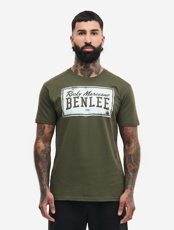 Benlee T-shirt 'BOXLABEL' i grön: framsida