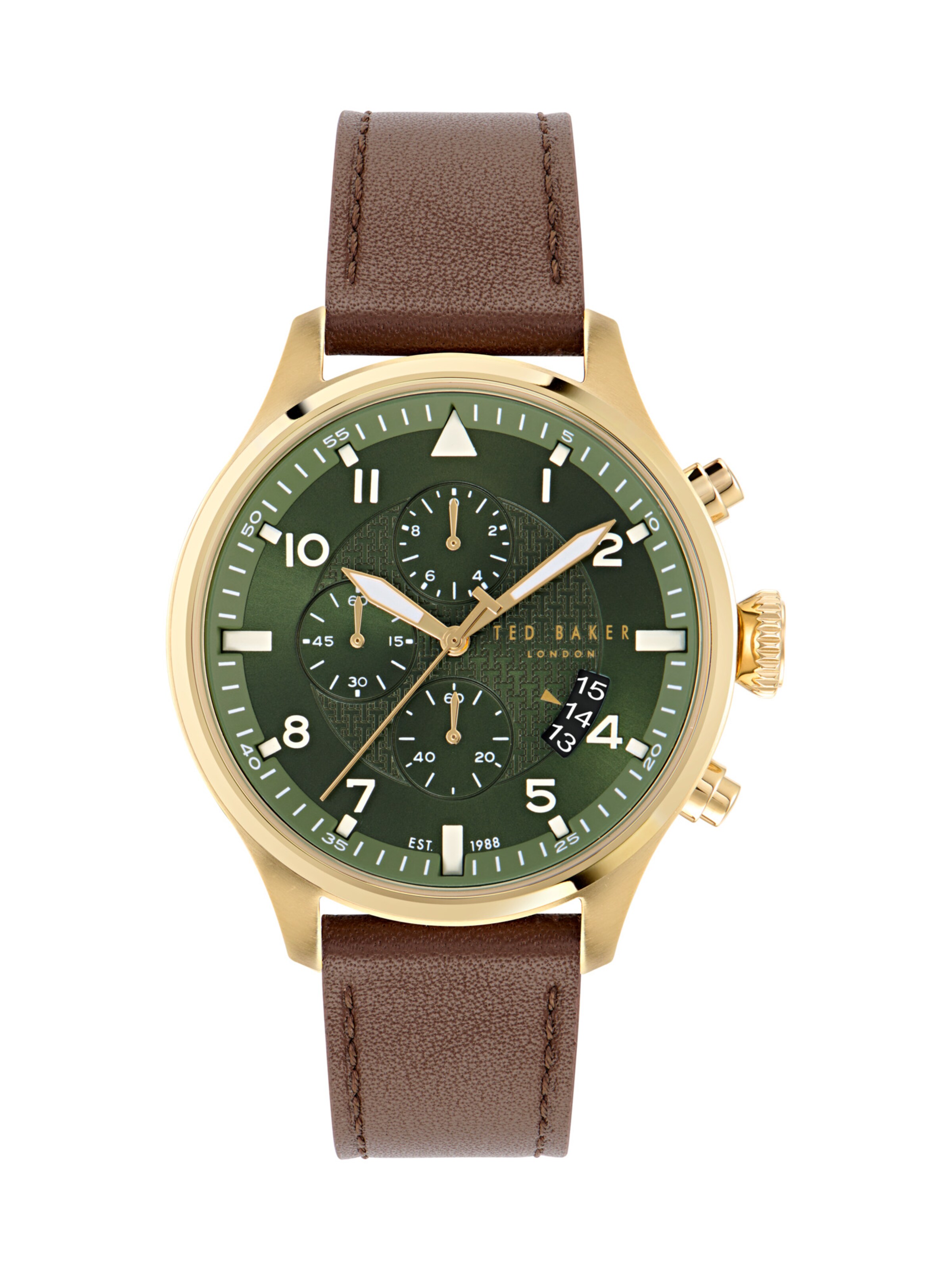 Ted Baker Analogt ur 'FULMAAR' i brun: forside