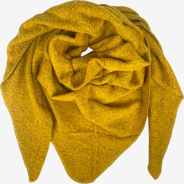 Kumixi Oversized Scarf in Yellow: front