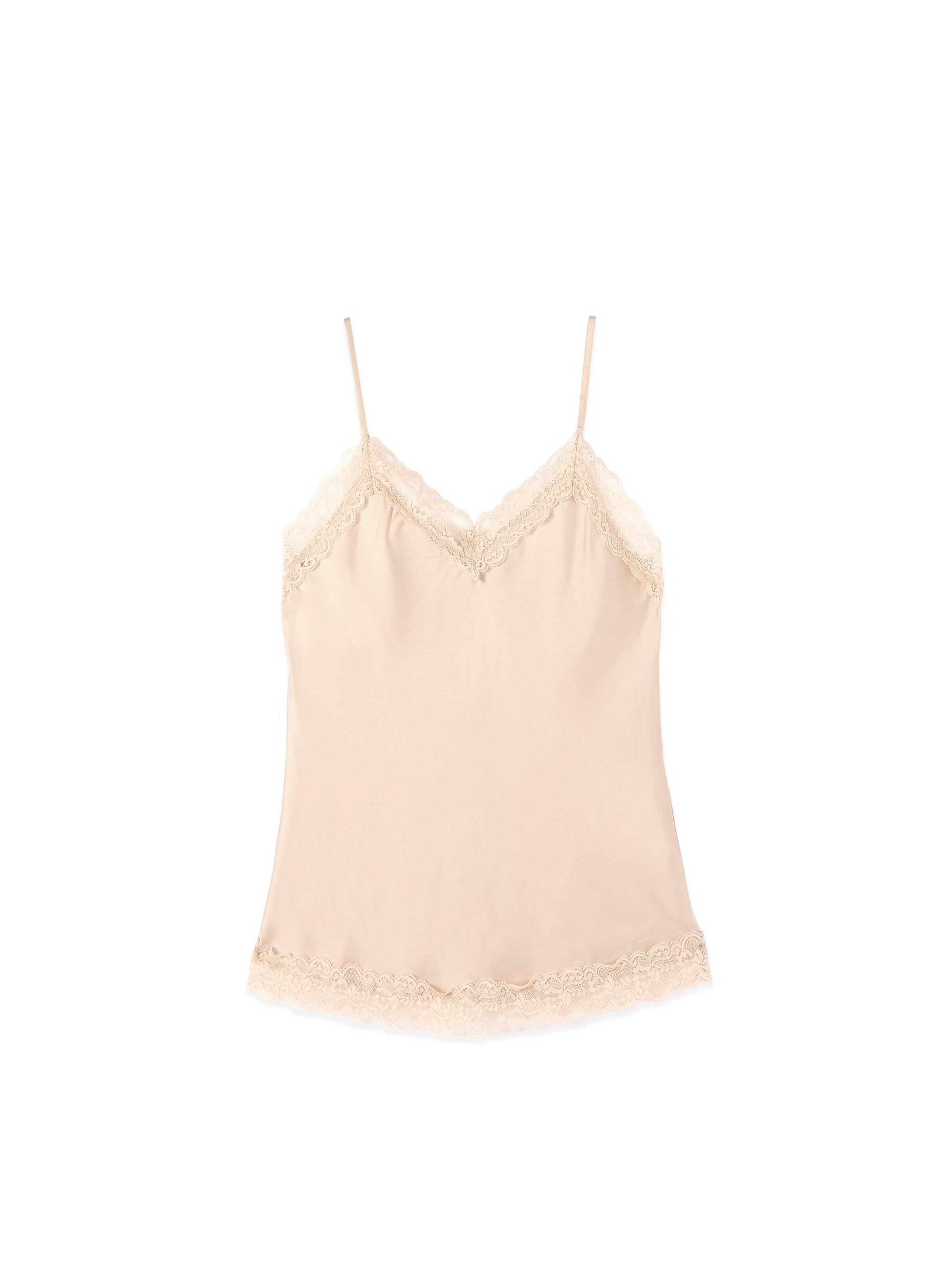 Camicia da donna di oltre in beige: frontale
