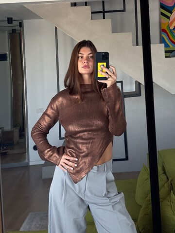 Pull-over ABOUT YOU x Laura Giurcanu en marron