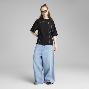 PUMA Oversized shirt 'Dare To' in Zwart
