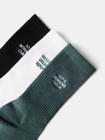 Chaussettes Bershka en vert