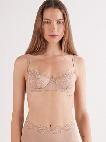 INTIMISSIMI Balconette Bra 'Denise' in Beige: front