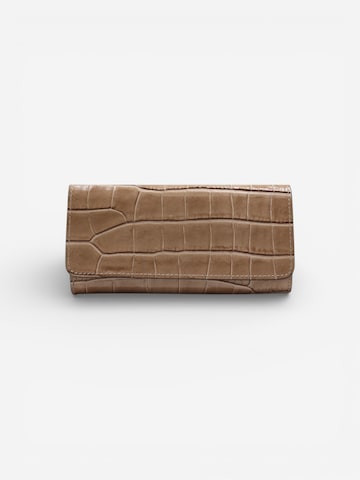 Cheval Firenze Wallet 'COSMO CROC' in Grey: front