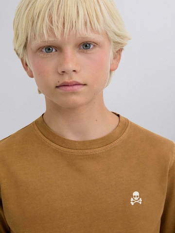 T-Shirt 'Pizza' Scalpers en marron