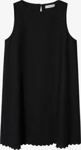 MANGO Sukienka 'Almond' w kolorze czarny: przód