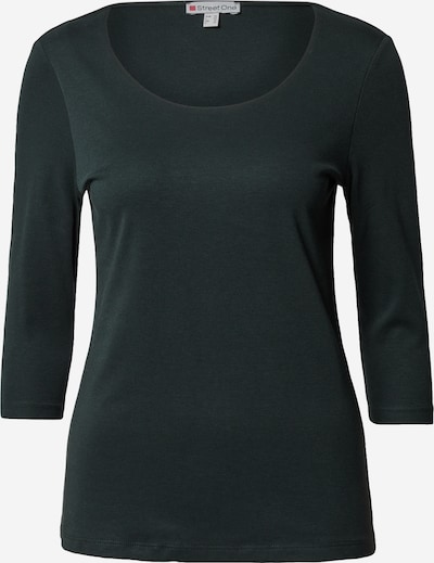 STREET ONE T-shirt en vert foncé, Vue avec produit