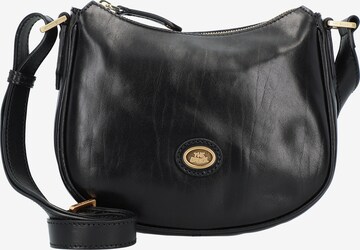 The Bridge Crossbody Bag in Black: front