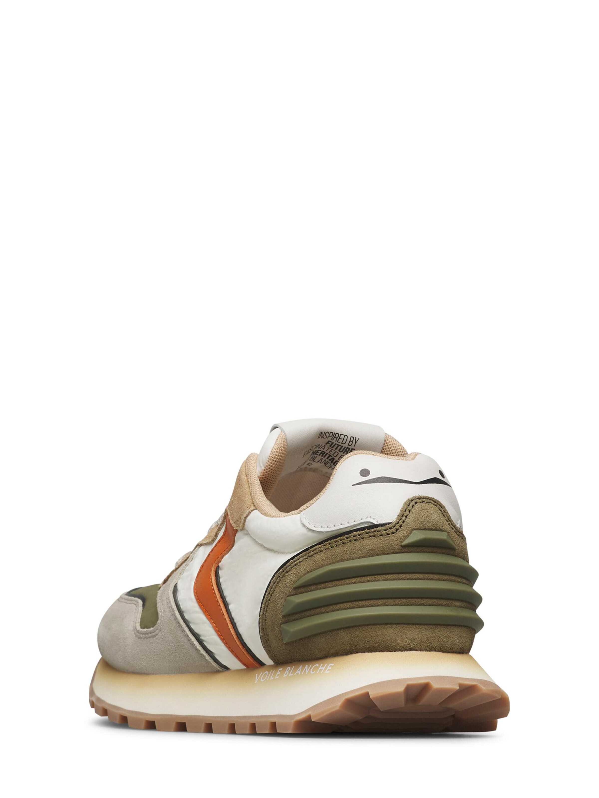 Voile blanche Platform trainers 'PARIS POWER MAN.' in Green